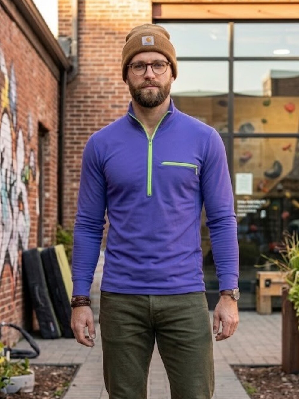 Vintage Patagonia pullover quarter zip top size M